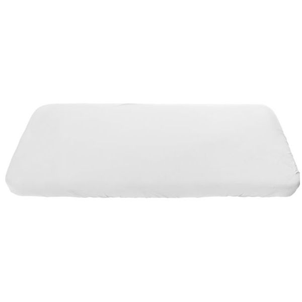 Set of 2 Fitted sheets 70 x 160 cm - White