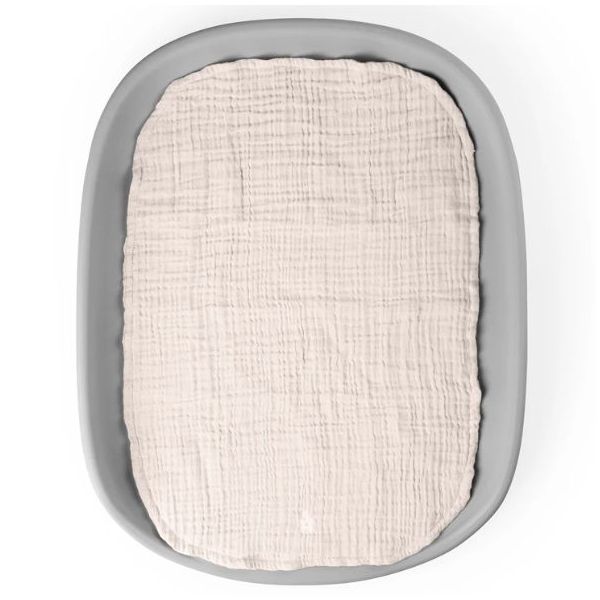 Set de 2 toppers pour matelas à langer - Rose