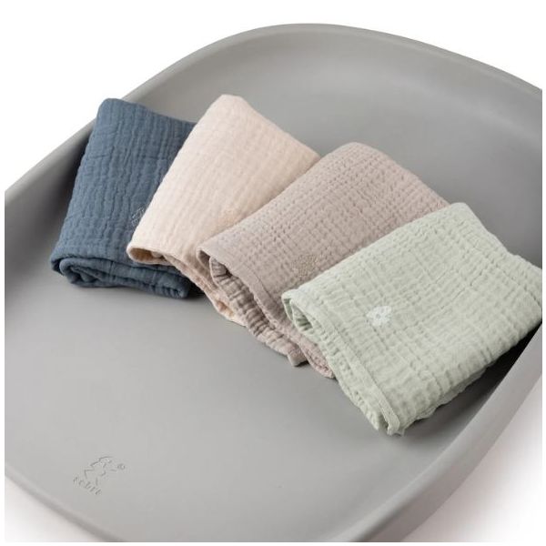 Set de 2 toppers pour matelas à langer - Rose