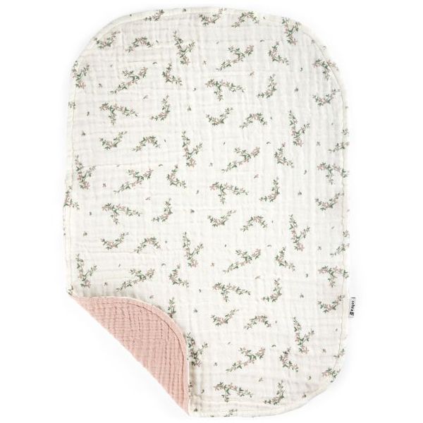 Set de 2 toppers pour matelas à langer - Rose Poudré