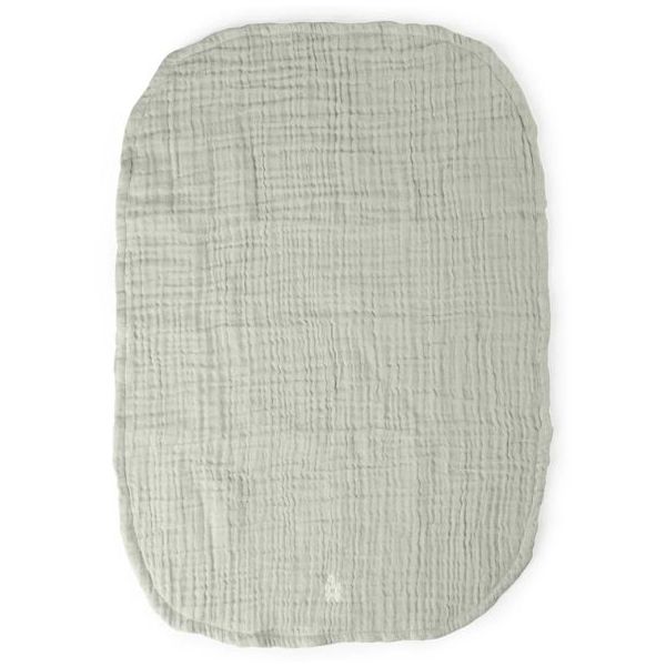Set de 2 toppers pour matelas à langer - Vert Brume