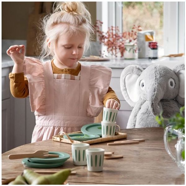 Set de vaisselle en bois