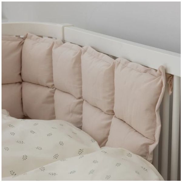 Tour de lit en kapok - 180 cm - Rose