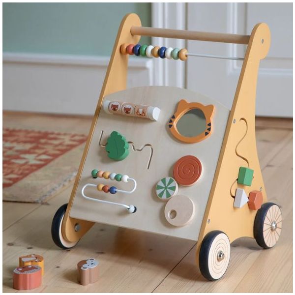 Trotteur multi-activités en bois