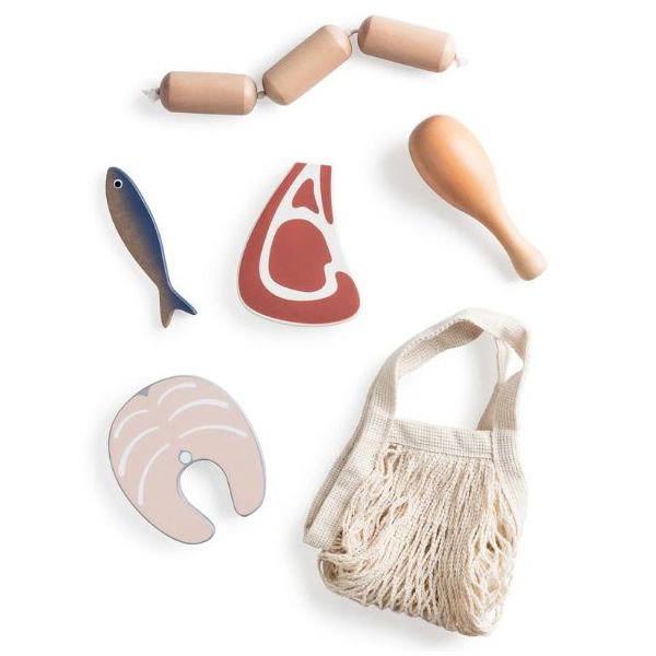 Viande & Poisson en bois