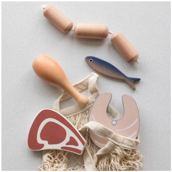 Viande & Poisson en bois