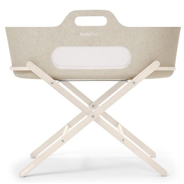 SnüzBaskit Moses Basket & Stand - Barley / Cashmere