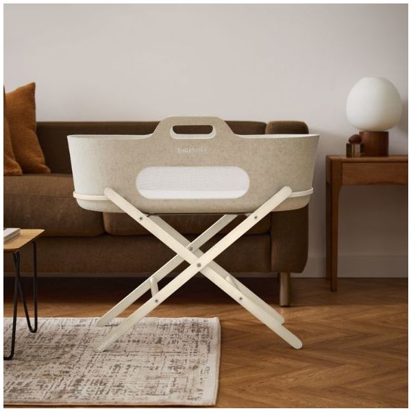 SnüzBaskit Moses Basket & Stand - Barley / Cashmere