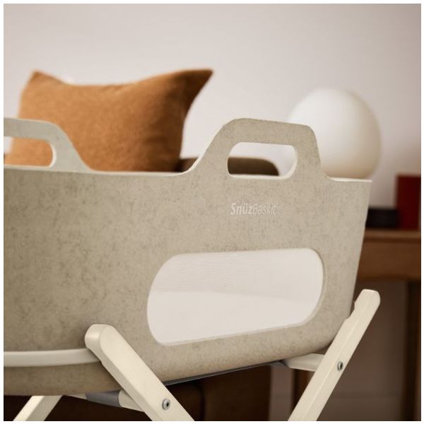 SnüzBaskit Moses Basket & Stand - Barley / Cashmere