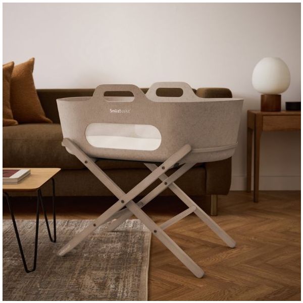 SnüzBaskit Moses Basket & Stand - Mocha / Mocha