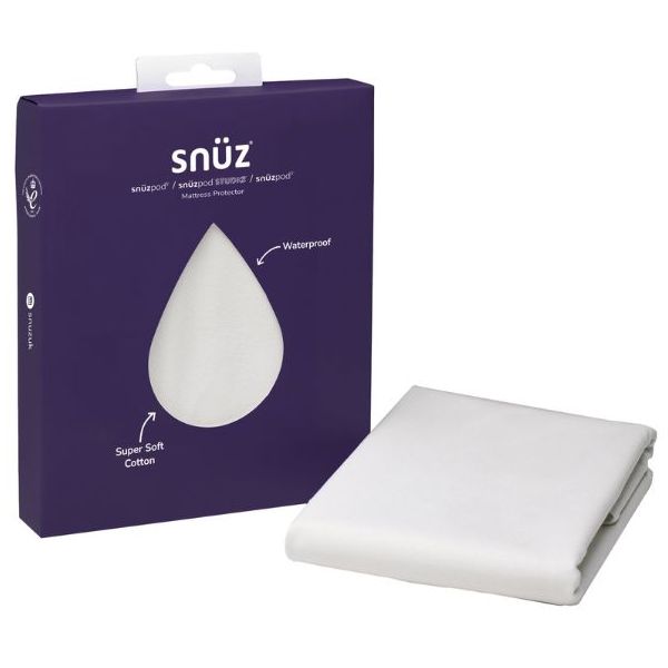 SnuzPod 5 Waterproof Mattress Protector - 44 x 80 cm - White
