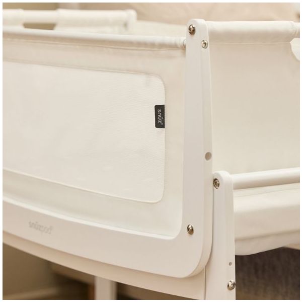 SnüzPod 5 Bedside Co-sleeper Crib - White