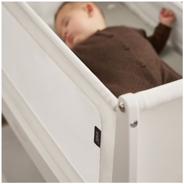 SnüzPod 5 Bedside Co-sleeper Crib - White