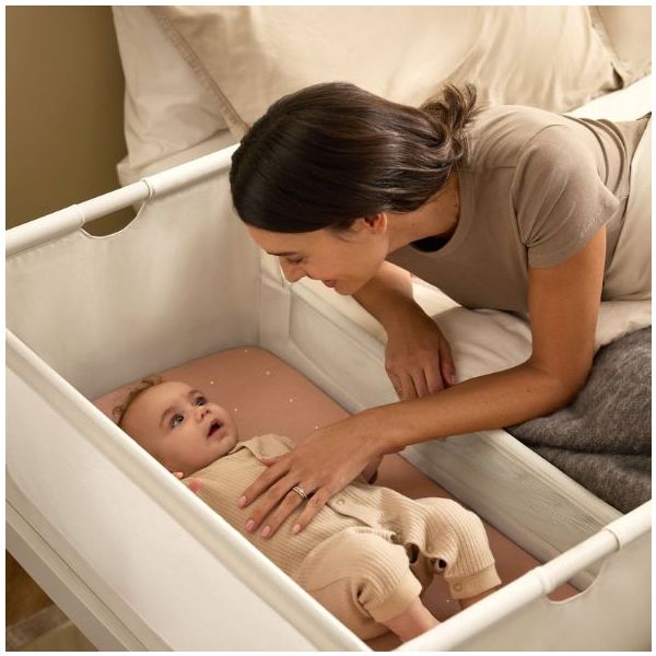 SnüzPod 5 Bedside Co-sleeper Crib - Cashmere