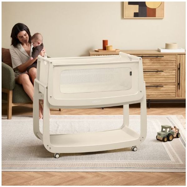 SnüzPod 5 Bedside Co-sleeper Crib - Cashmere
