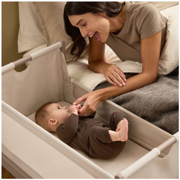 SnüzPod 5 Bedside Co-sleeper Crib - Mocha