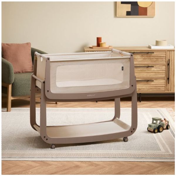 SnüzPod 5 Bedside Co-sleeper Crib - Mocha
