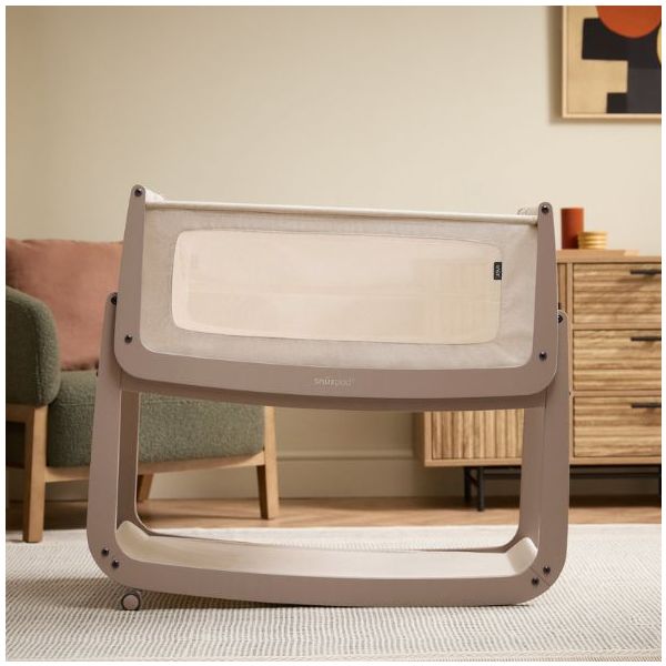 SnüzPod 5 Bedside Co-sleeper Crib - Mocha
