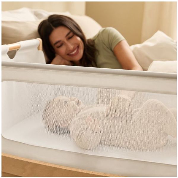 SnüzPod 5 Bedside Co-sleeper Crib - Nature