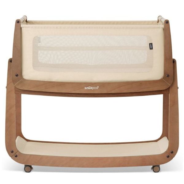 SnüzPod 5 Bedside Co-sleeper Crib - Walnut