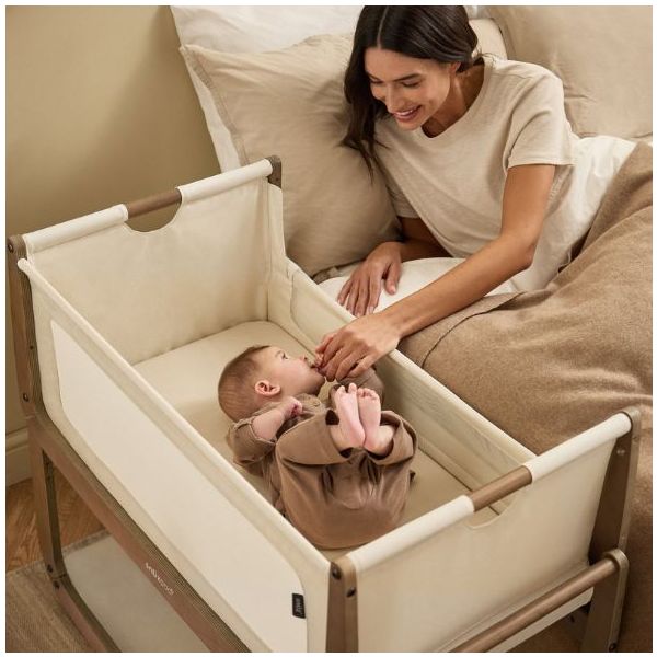 SnüzPod 5 Bedside Co-sleeper Crib - Walnut