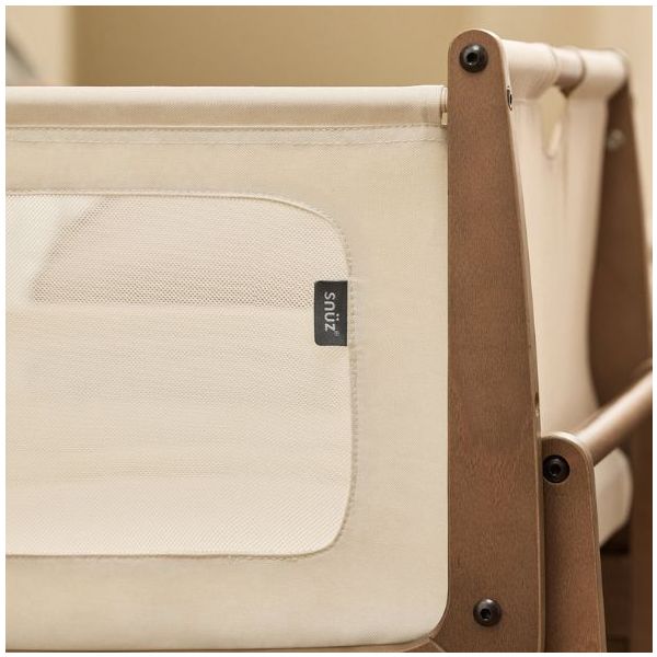SnüzPod 5 Bedside Co-sleeper Crib - Walnut