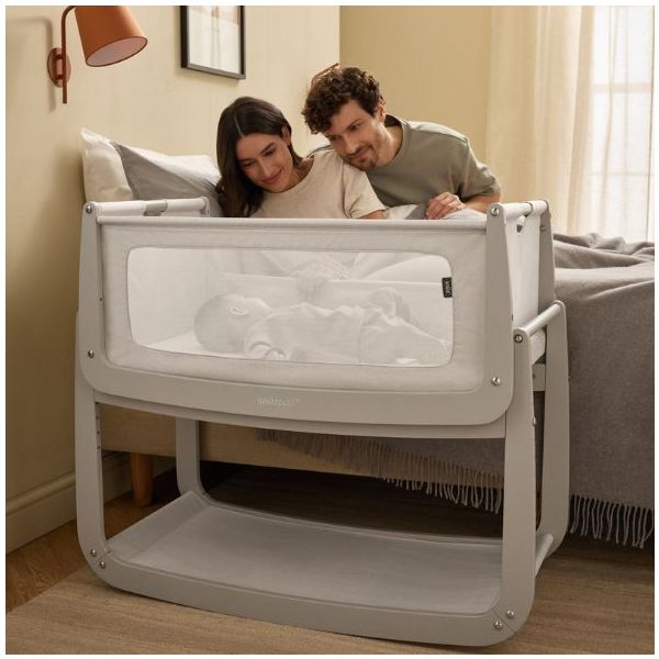 SnüzPod 5 Bedside Co-sleeper Crib - Pebble