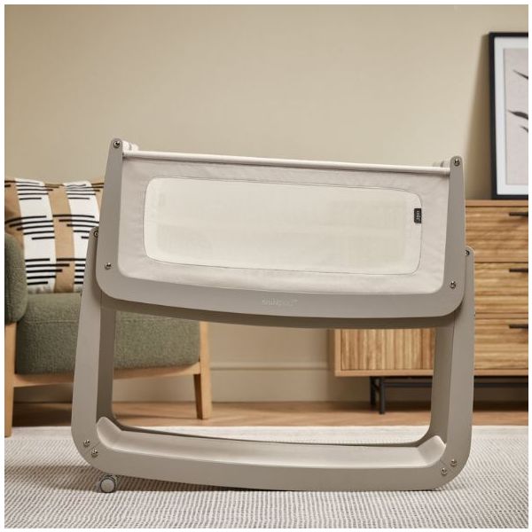 SnüzPod 5 Bedside Co-sleeper Crib - Pebble
