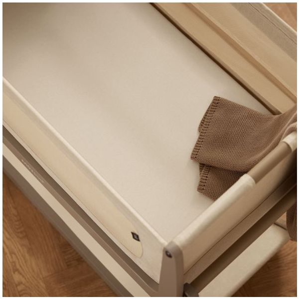 Set of 2 Fitted Sheets for SnüzPod 5 Bedside Crib - 44 x 80 cm - Cashmere