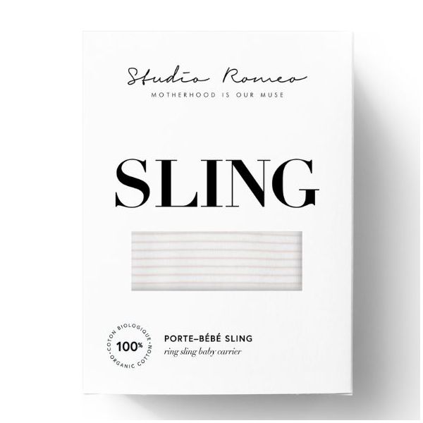Écharpe de portage Sling - Rayures Nude