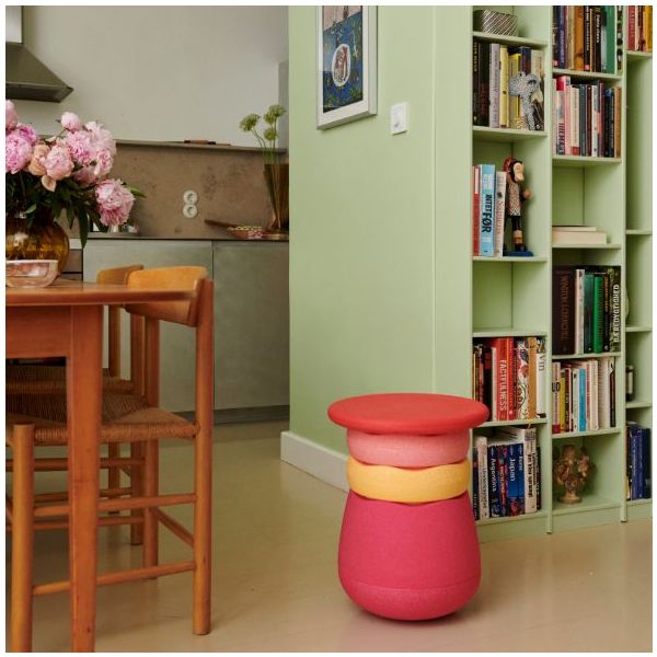 Stapelstein Dynamic All - Base, Planche d'équilibre & Briques - Fleurs