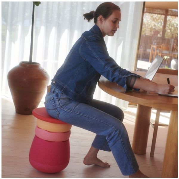 Stapelstein Dynamic All - Base, Planche d'équilibre & Briques - Fleurs