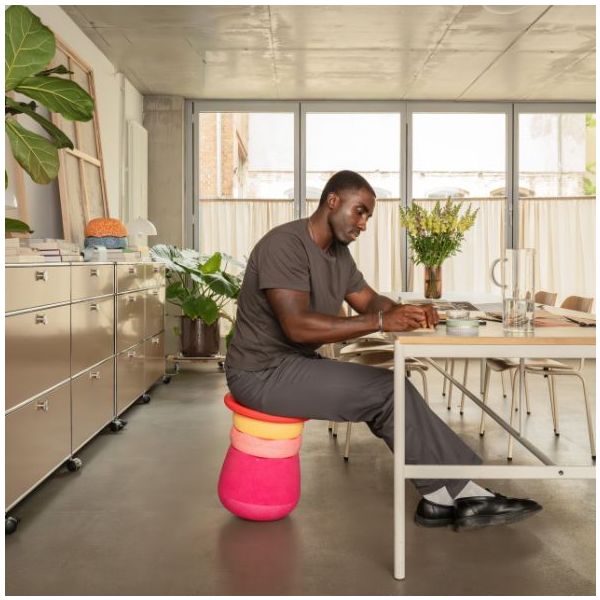 Stapelstein Dynamic All - Base, Planche d'équilibre & Briques - Fleurs