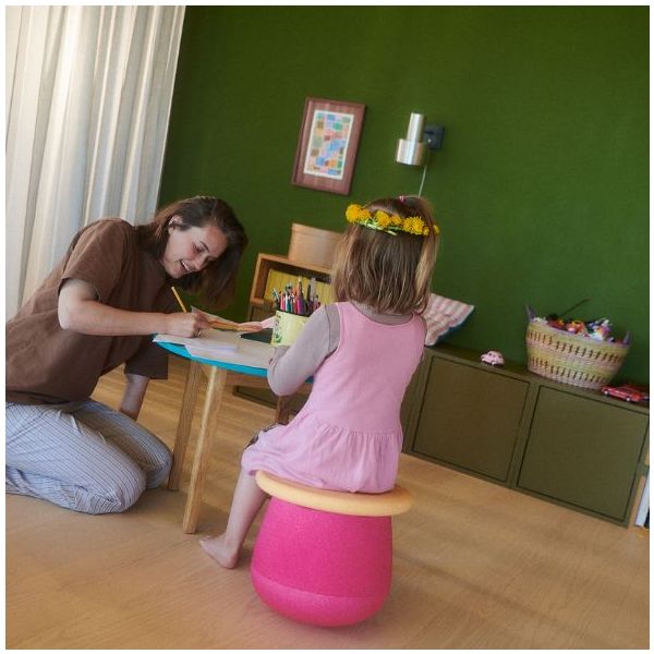 Stapelstein Dynamic Small - Base & Planche d'équilibre - Fleurs