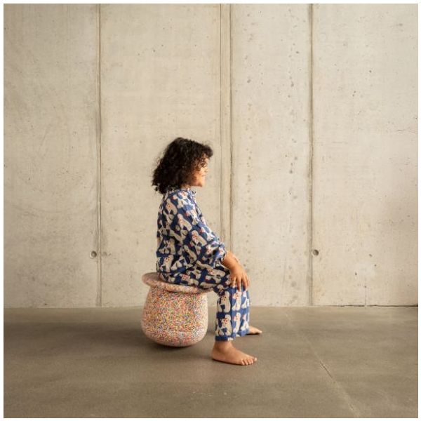 Stapelstein Dynamic Small - Base & Planche d'équilibre - Super Confetti