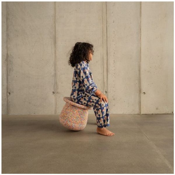 Stapelstein Dynamic Small - Base & Planche d'équilibre - Super Confetti