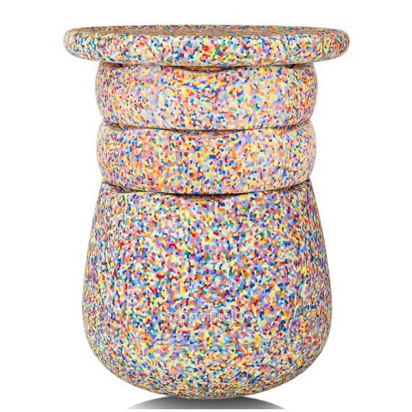 Stapelstein Dynamic All - Base, Planche d'équilibre & Briques - Super Confetti