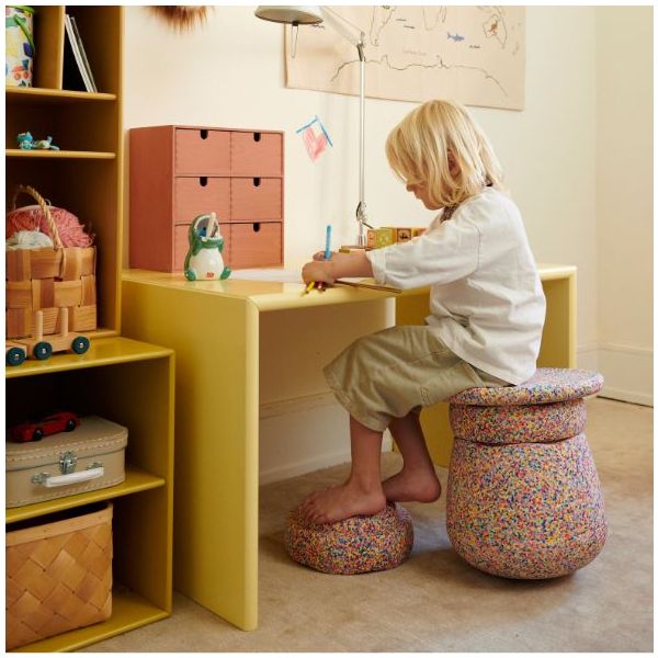 Stapelstein Dynamic All - Base, Planche d'équilibre & Briques - Super Confetti