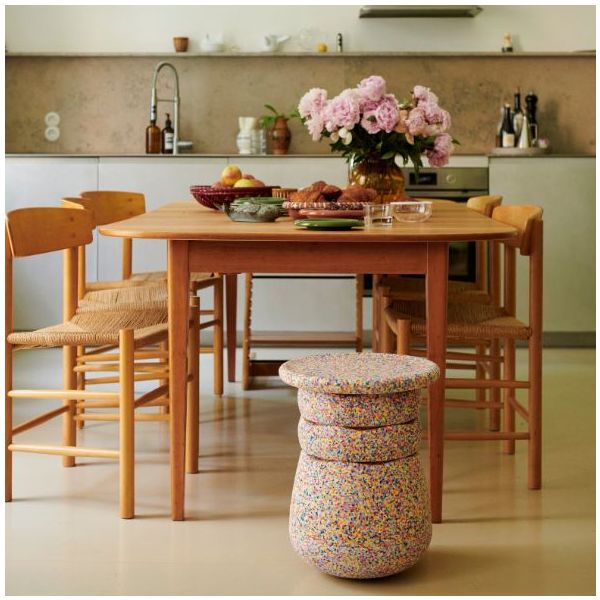 Stapelstein Dynamic All - Base, Planche d'équilibre & Briques - Super Confetti