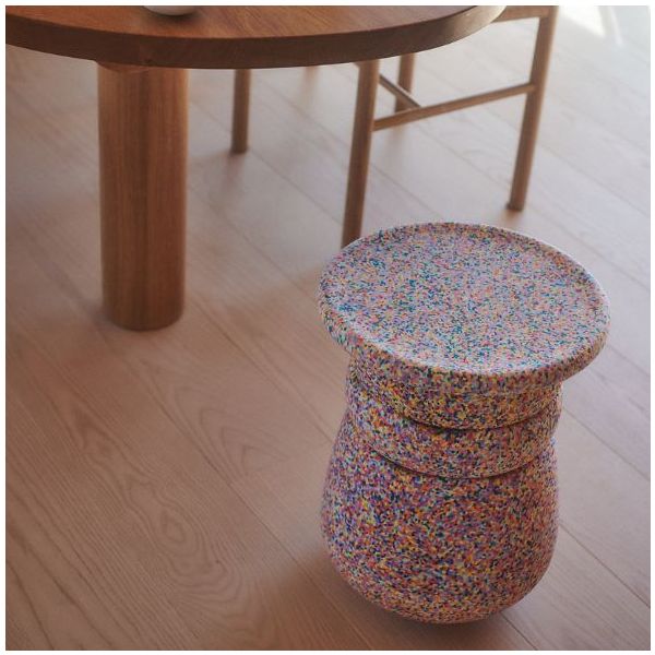 Stapelstein Dynamic All - Base, Planche d'équilibre & Briques - Super Confetti