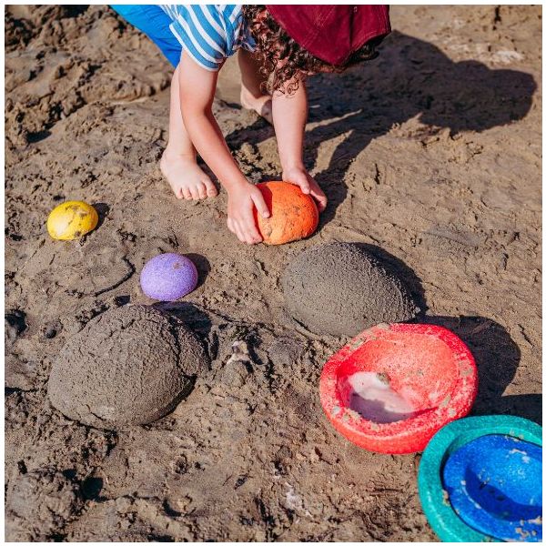 Brique empilable Stapelstein Inside - Arc-en-ciel - 6 pièces