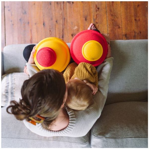 Brique empilable Stapelstein Mini - Arc-en-ciel - 6 pièces