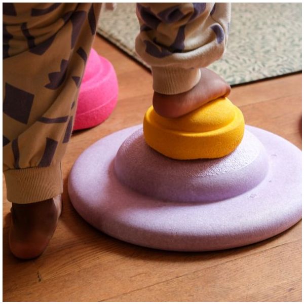 Brique empilable Stapelstein Mini - Arc-en-ciel - 6 pièces