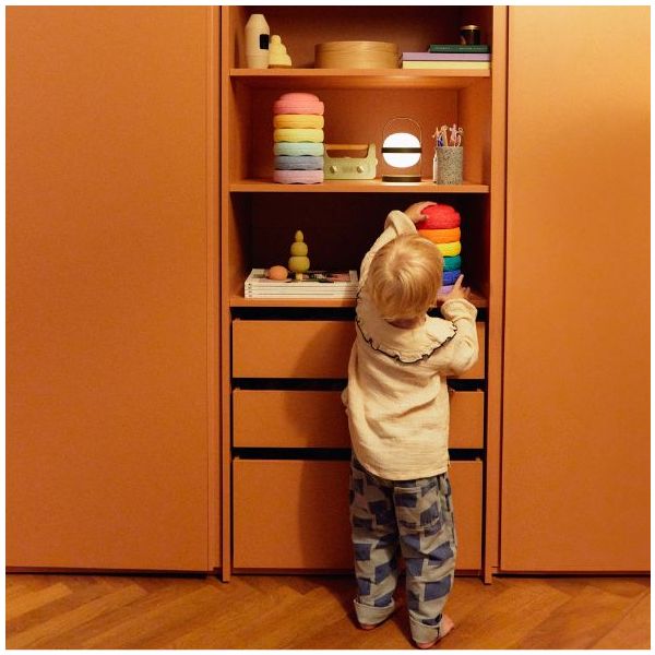 Brique empilable Stapelstein Mini - Arc-en-ciel Pastel - 6 pièces