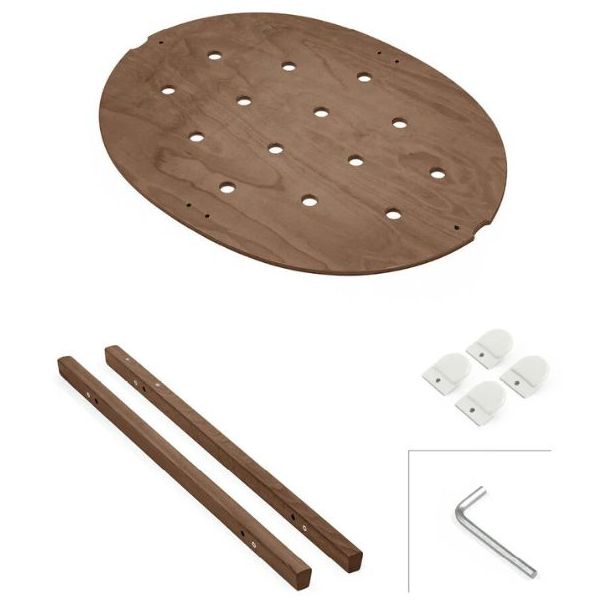 Sleepi Conversion Kit V3 - Baby bed to Cradle - Warm Brown