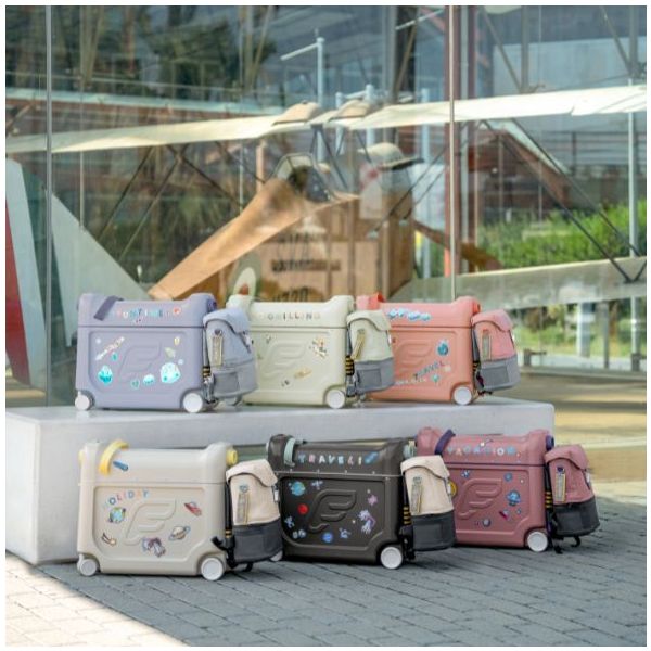 Valise enfant JetKids™ BedBox™ - Gris Nuit