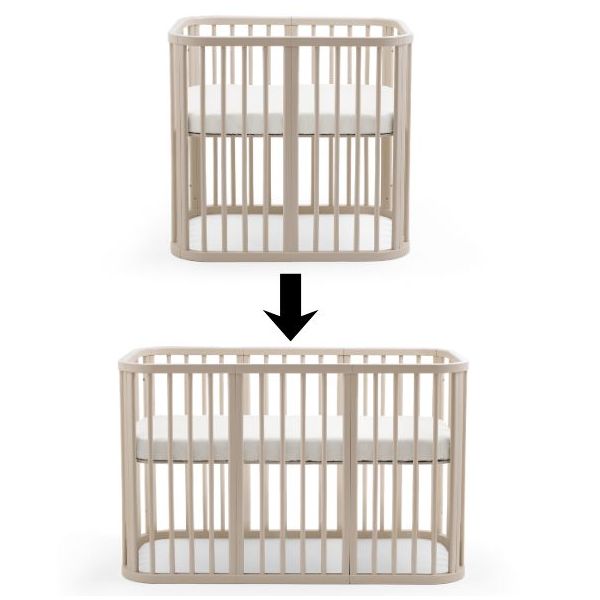 Kit de conversion Nighti - Berceau à lit bébé - Blanc Vanille