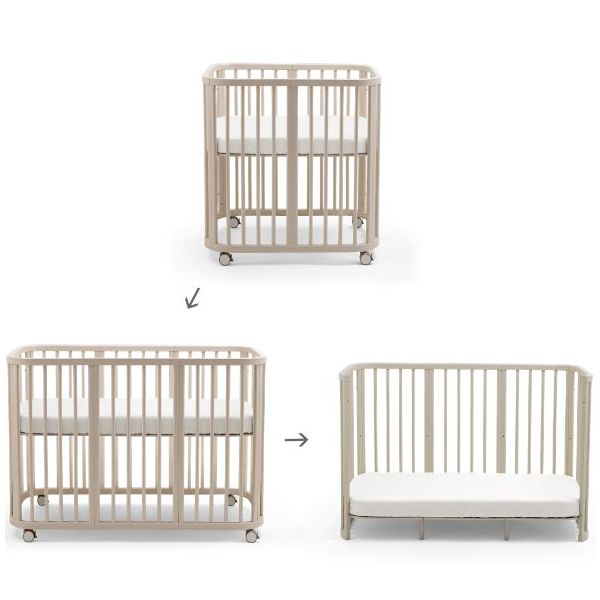 Kit de conversion Nighti - Berceau à lit bébé - Blanc Vanille