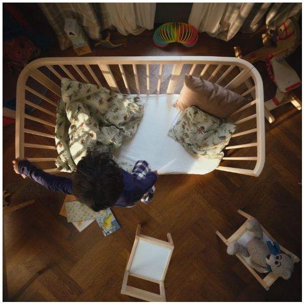 Nighti Convertible Cot Bed - Natural