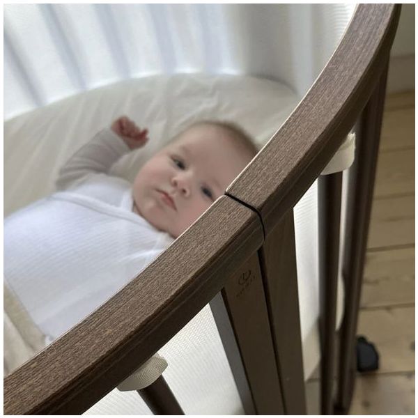 Pack Berceau + Lit Sleepi V3 + Matelas + Draps - Marron Chaud